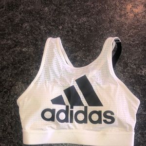NWOT Adidas cute & sexy white sports bra Small